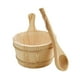 thumbnail image 3 of Barril de madera para sauna de 4 l y cucharón, herramienta de baño con para spa, cubo de ducha versátil, accesorio de spa portátil para sauna y, 3 of 9