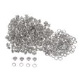 thumbnail image 1 of Kit de ojales de metal Unique Bargains 3mm 0.12' Plateado, 1 of 7