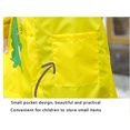 thumbnail image 4 of Yunliwuli Kids Dinosaur Raincoats for Girl Boy Waterproof Rain Jacket with Storage Bag Reusable Hooded Rain Poncho, 4 of 9