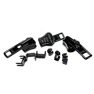 ZlideOn Zipper Pull Replacement - 3pcs, Black, Large - Instant Zipper Replacement Slider Multipack