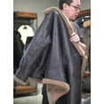 thumbnail image 5 of Man New Winter Fashion Coat Genuine Sheepskin Shearling Leather Jacket for Male Thick Warm Wool Liner Brown Plus Size for Weight 100kgs 110kgs,Brown,48, 5 of 7