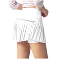 thumbnail image 5 of Kayannuo Skirts for Women Back to School High Waist Solid Color Fake Two Piece Tennis Skirt Outdoor Skirt Quick Drying Breathable Personalized Pleated Running Fitness Sports Badminton, 5 of 5