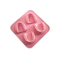 thumbnail image 2 of Cheers Ice Cube Tray BPA Free Refrigerator safe Denture Shaped Funny Jelly Form Maker for Kitchen, 2 of 6