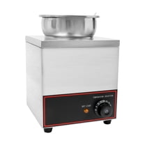 Wildnix Commercial Food Warmer, 201 Stainless Steel with 4.23Qt Capacity, 150W Heating Power, Portable & Easy to Clean, Ideal for Parties & Events
