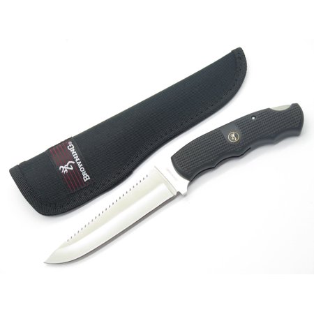 VTG BROWNING 616 SEKI JAPAN SWIVELLOK AUS8A LOCKBACK FIXED FOLDING HUNTING (Best Japanese Hunting Knives)