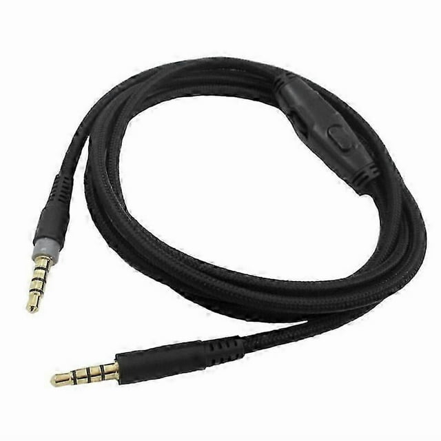 For -HyperX Cloud Alpha/-HyperX Cloud Core Flight Headphone Cable with Volume Control Sound Control