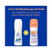 Dry Idea Advanced Dry Anti-Perspirant Deodorant Roll-On Unscented 4 Total Pack