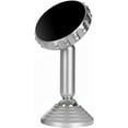 thumbnail image 1 of Dual Magnetic Phone Mount Holder, Universal Hands-Free Phone Holder for Gym with 360 Degree Angle Adjustable, Strong Magnet Compact Size for Recording and Videos While Working Out, 65mm Silver, 1 of 5