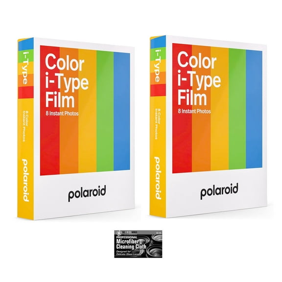 Impossible/Polaroid Color Glossy Instant Film for Polaroid Originals I-Type OneStep2 Camera - 2-Pack