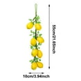 thumbnail image 3 of Lifelike Lemon Branches Garland Artificial Fruit String for Home Decoration Realistic Hanging Ornament Kitchen Photography Props Durable Table Centerpiece Happy Party Decor, 21.65'', 3 of 5