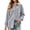 27# Gray, variant on Fleece Button Down Shirt for Women V-Neck Long Puff Sleeve Collared Shacket with Chest Pocket Loose Casual Fall Jacket S Gray