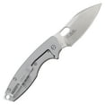 thumbnail image 3 of CRKT Pilar III Everyday Carry EDC Pocket Folding Knife with Frame Lock: Stainless Steel Plain Edge Blade, G10 Handle, Pocket Clip, 5317, 3 of 8