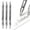 Silver, variant on Acrylic Paint Pens,3 Pack Silver Metallic Dual Tip Markers with Brush Tip and 1.0mm Fine Tip for Rock Painting, Wood, Canvas, Ceramic, Glass and DIY Craft Making(Gray)