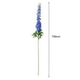 thumbnail image 7 of Mosey Fake Delphinium Flower Eco-friendly 1Pc Ornamental Artificial Delphinium Flower Home Decor Creative for Hotel, 7 of 7