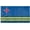 3x5 ft Polyester Flag, variant on AGAS Aruba 12x18 inch Mini Aruba Flag 200D Nylon Fabric Double Stitched Canvas Header Brass Grommets Fade Resistant & Vivid Color Aruba Boat Flag
