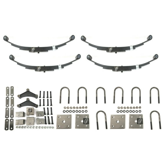 SOUTHWEST WHEELâ„¢ Heavy Duty 3,500 lbs. Tandem Trailer Axle Suspension Kit (Leaf Springs, Hanger & U-Bolt kit)