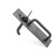 thumbnail image 6 of Renovator's Supply Black Wrought Iron Door Latches Thumb Lock Two Sided Gate Latch Locks, 6 of 9