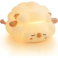 thumbnail image 2 of Baby Night Light for Kids, Cute Nursery Night Light Lamp, Toddler Portable Night Light, Cute Sheep Night Light, Soft Silicone Touch Lamp with 3-Level Dimming, 30-Min Timer, 2 of 4