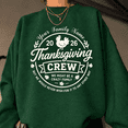thumbnail image 3 of Personalized Thanksgiving Crew Sweatshirt, Custom Family Name Turkey Fall Graphic Crewneck, 3 of 6