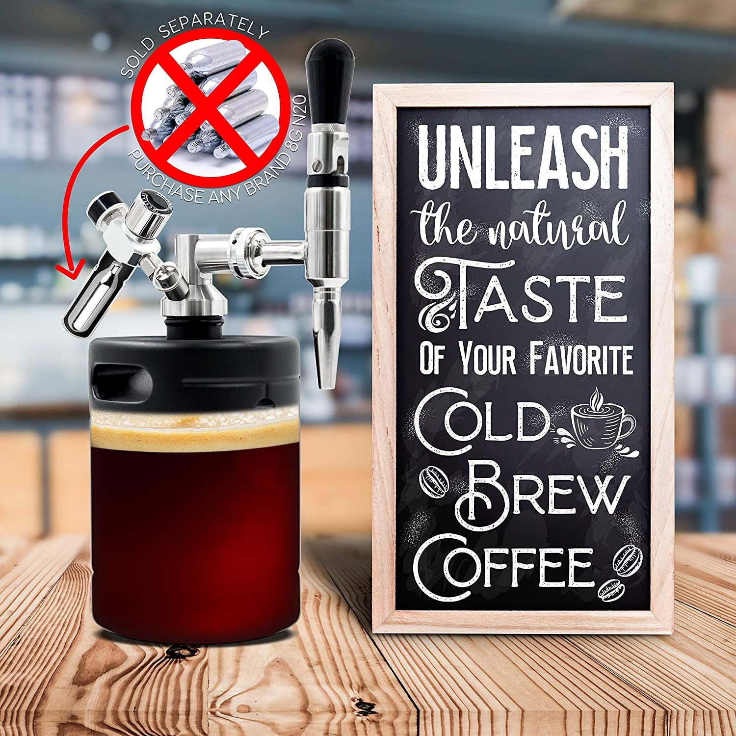 Enjoy homemade Nitro cold brew coffee with this kickass coffee maker from  beer lovers - Thebitbag