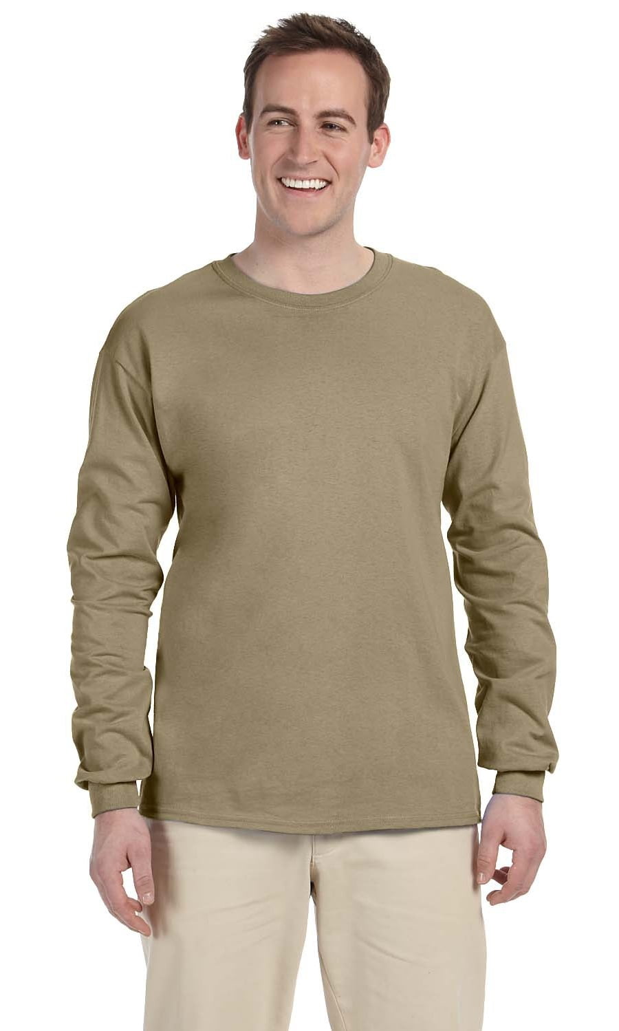 fruit of the loom long sleeve tee shirts