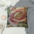 thumbnail image 2 of Shiartex Tache Spring Colorful Floral Tapestry Country Rustic Morning Meadow Throw Pillow Cushion Cover White, 2 of 5