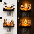 thumbnail image 4 of Ghost Campfire Nightlight, 2026 New Halloween Campfire Flickering Night Light,3D Spooky Fire Marshmallow Night Light for Halloween Decor(Patchwork Ghost), 4 of 9