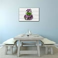 thumbnail image 2 of wall26 Pansy Flower Canvas Wall Art - Purple Pansy Flower in The Cup - Gallery Wrap Modern Home Art | Ready to Hang -, 2 of 3