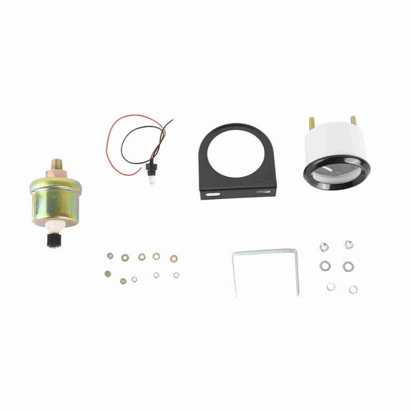 52mm Oil Pressure Gauge 0-100PSI Automobile with Sensor for 12V Vehicle