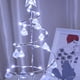 thumbnail image 5 of De Navidad Preiluminado Decoración De Cristal Mini Árbol De Navidad Delgado Con Luces Led Para Adorno De Mesa Eigraketly  HA043014-01, 5 of 6