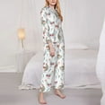thumbnail image 3 of Lsque Funny Chicken Pattern Long Sleeve Pajama Set for Women - Soft 2-Piece Sleepwear and Loungewear Set with Pockets, Comfy Nightwear-XX-Large, 3 of 7