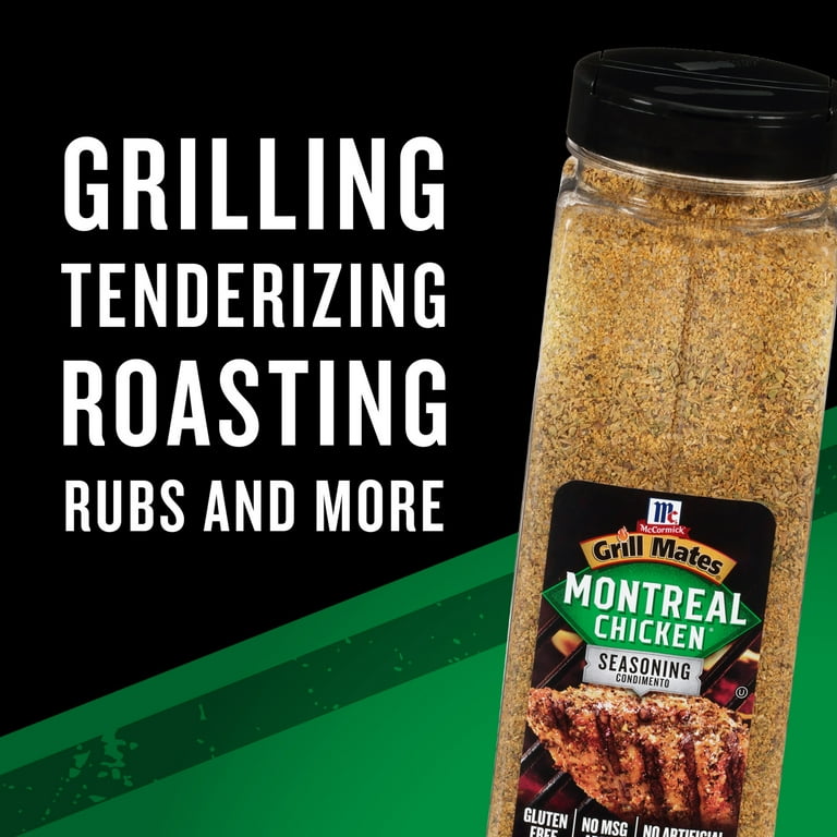 McCormick Montreal Chicken Seasoning Rub, Garlic Mix for Meat