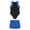 Blue, variant on YiZYiF Kids Boys Athletic Outfit Set Sleeveless Gymnastics Unitard Leotard with Shorts Activewear