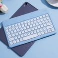 thumbnail image 4 of Wireless Bluetooth Keyboard,Bluetooth Keyboard for Tablet,Portable Bluetooth Colorful Computer Keyboards,Wireless Mini Compact Retro Typewriter Flexible Design Keyboard with Compact Slim Profile, 4 of 4