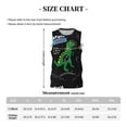 thumbnail image 4 of Rocae Space Dino Cartoon Black for Men's Basketball Jersey Lightweight and Breathable Athletic Tank Top,Quick-Drying Sports Jersey 3X-Large, 4 of 9