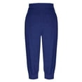 thumbnail image 3 of aidice Workout Pants for Women Capris Summer Athletic Gym High Waisted Cropped Running Jogger Pants, 3 of 7