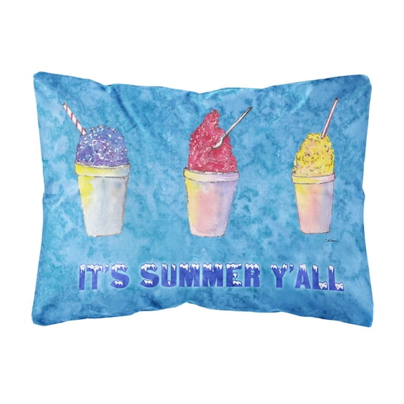 Carolines Treasures 8779PW1216 Snowballs Canvas Fabric Decorative Pillow, 12H x16W, multicolor