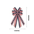 thumbnail image 4 of Boovnll 4th of July Bows, Large Red White Blue Stars Stripe Independence Day Bow Patriotic Bows for Indoor Outdoor Holiday Memorial Day Decor, 4th of July Decorations, 4 of 8