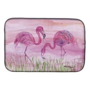 Carolines Treasures SC2018DDM Flamingos Dish Drying Mat