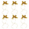 thumbnail image 1 of Unique Bargains 2 Inch Pull Bows Present Wrapping String Bows Ribbon Decorative Bow Tie Yellow 40 Pack, 1 of 6