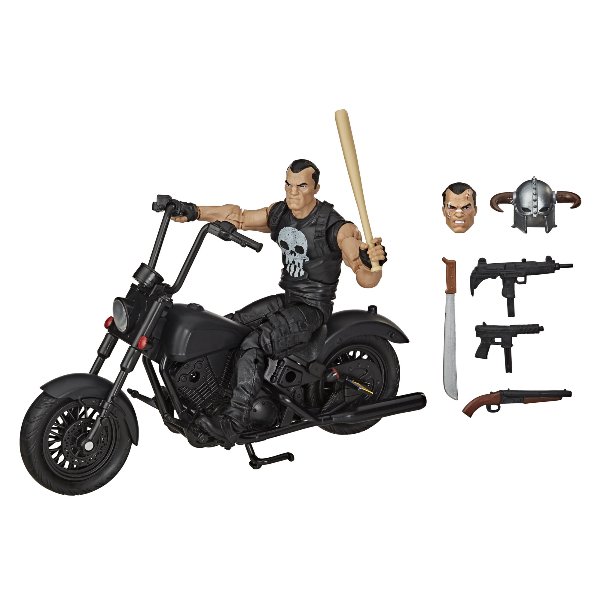 Marvel Legends 6" Frank Castle Ultimate Riders Punisher FIGURE WEAPONS ONLY 
