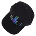 thumbnail image 1 of LED Hat, APP Programmable 12x32 Point Color Matrices Cotton LED Display Baseball Cap User Friendly  for Festivals, 1 of 7