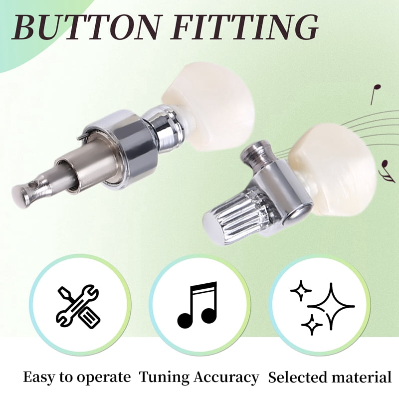 Guitar Instrument String Knob Accessories Banjo Tuner Tuning Keys Turtledove String Button Tuner,A