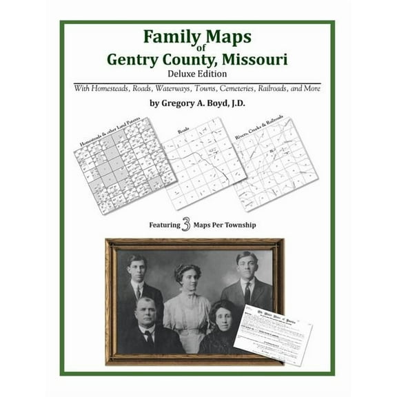 Family Maps of Gentry County, Missouri