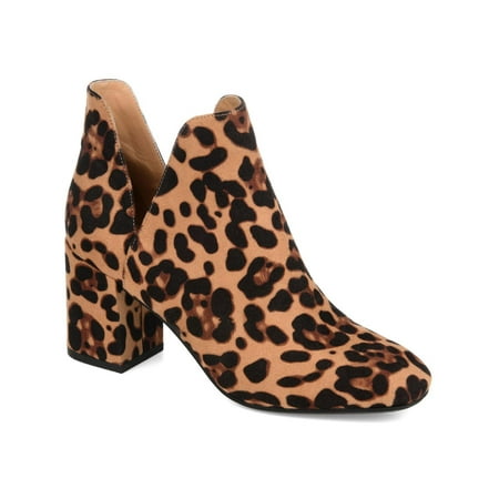 

Journee Collection Womens Gwenn Faux Suede Square Toe Booties