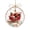 A# Sleigh, variant on syligr Sea Glass Christmas Sleigh Ornament for Tree Decor, Sea Glass Hanging Pendant for Tree Mantel Window, Coastal Beach Theme Shatterproof Pendant for Home, Holiday Party Decor Gift, 3.1Inch