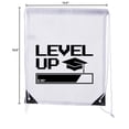 thumbnail image 2 of Senior Graduation Drawstring Backpacks Personalized Party Favor Cinch Bags - Level Up Bar, 2 of 2
