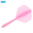 thumbnail image 3 of Uxcell Integrated Dart Shaft & Flights, 12 Pack Lightweight Dart Flight Set, Pink, 3 of 5