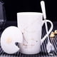 thumbnail image 5 of Matsuzay Taza de cerámica de constelaciones blancas, gran capacidad para los antojos de café, taza de café con tema de constelaciones Cocina y Comedor acuario blanco, 5 of 6