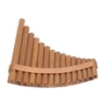 thumbnail image 1 of Professional Pan Flute, 15 Pipes Adjustable G Key Woodwind Musical Instrument with Soft Bag and Accessories, Tunable Pan Flute for Daily Practice Stage Performance, 1 of 7